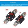 WOHHOM 100A/150A Audio Circuit Breaker Auto Car Stereo Inline Fuse Holders Inverter, Manual Reset 12V-24V DC for Automotive Marine Boat Audio System Protection (100A)