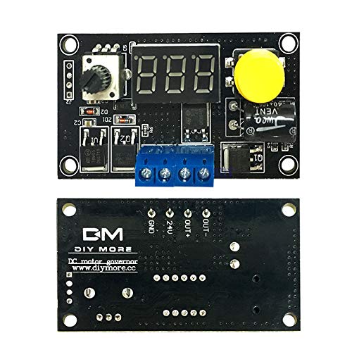 DC 6-30V 12V 24V MAX 8A LED Adjustable with Digtal Display Motor PWM Speed Controller DC Motor Control CV Governor Switch Module