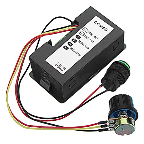 1pc New CCM5D DC 6V-30V 6A DC Motor Speed Controller LED Display PWM Variable Speed Regulator with Shell