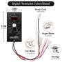 Stanbroil Replacement for Traeger Digital Controller Kit, Upgraded BBQ Temperature Controller with 7
