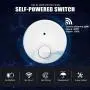 Garbage Disposal Wireless Switch Kit, Self-Powered Portable Remote Control Outlet Switch, Sink Top Wireless Switch Controller by CLEESINK