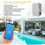 Suraielec WiFi Pool Timer, Outdoor Indoor Smart Switch, 40 AMP, 2HP, 120, 240, 277 VAC, Heavy Duty Pool Controller Light Timer Box for Pool Pump, Water Heater, Spa, Powerful Electrical Appliances