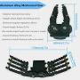 Professional Metal Robot Arm / Gripper / Mechanical Claw / Clamp / Clip with High Torque Servo, RC Robotic Part Educational DIY for Arduino/Raspberry Pie, Science STEAM Maker Platform (Black)