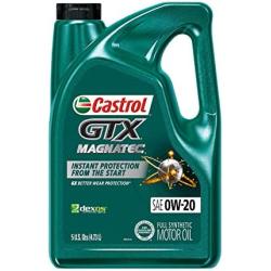 Castrol 03060-3PK GTX Magnatec Green 0W-20 Motor Oil - 15 Quart, (Pack of 3)