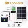 SOLPERK 10W Solar Panel，12V Solar Panel Charger Kit+8A Controller，Suitable for Automotive, Motorcycle, Boat, ATV, Marine, RV, Trailer, Powersports, Snowmobile etc. Various 12V Batteries. (10W Solar)