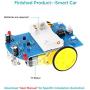 MiOYOOW Practice Soldering Learning Electronics DIY Kit Smart Car TT Motor Soldering Project Kits Line Following Robot Kids DIY Electronics Education School Competition