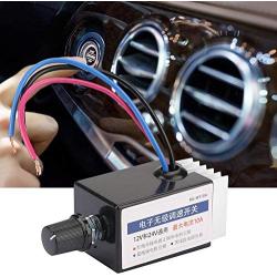 Motor Governor, 12 Volt Rheostat, 12V Fan Controller, Universal DC 12V/24V Motor Speeds Controller Switch for Adjusting Speeds of Car Truck Fan Heater Control