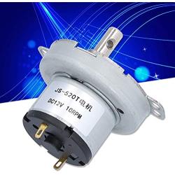 Gear Motor,JS-520T DC Gear Motor DC12V 10RPM Gear Motor Reduction Geared Box Equipment