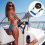 2 Pieces Stop Kill Safety Lanyard Boat Engine Emergency Stop Switch Outboard Engine Switch Lanyard Emergency Cut off Cord Safety Lanyard Cord Replacement for Most Board Engine(Blue)