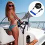 2 Pieces Stop Kill Safety Lanyard Boat Engine Emergency Stop Switch Outboard Engine Switch Lanyard Emergency Cut off Cord Safety Lanyard Cord Replacement for Most Board Engine(Blue)