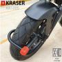 KRASER KR120S Anti-Theft U Lock Diameter 18 mm Homologated SRA Approved Heavy Duty Motorcycle Scooter Bicycle Lock Bike Lock With Key 120 x 125 Black and Orange