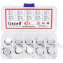 uxcell 10pcs NO KSD301 Thermostat 90-150°C(194-302°F) Temperature Thermal Control Switch 90 95 100 105 110 115 120 130 140 150°C Normally Open Assortment Kit