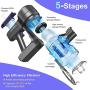 Aspirateur Sans Fil, Aspirateur Stick avec Filtration à 5 Étapes Haute Efficacité, Moteur Sans Brosse à 80 000 RPM, 4 en 1 avec Brosse Manuelle pour Revêtements en Bois et Animaux Domestiques. Aspirateur Sans Fil, Aspirateur Stick avec Filtration à 5 Étapes Haute Efficacité, Moteur Sans Brosse à 80 000 RPM, 4 en 1 avec Brosse Manuelle pour Revêtements en Bois et Animaux Domestiques.