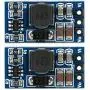 2Pcs DC-DC Boost Converter Module 2.6-5.5 to 5V/6V/9V/12V Step-up Voltage Regulator Voltage Converter for LED Motor(5V, no Pin)