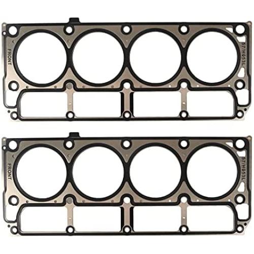 HTRACING 2PCS Cylinder Head Gasket MLS for LS1/LS6 LS 4.8L 5.3L 5.7L 2002-2014 Replaces 12589226 12498544 12565390 12573949 Compatible with Chevy Buick Pontiac Cadillac GMC Hummer Saab