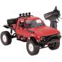 The perseids RC Truck 1/16 Scale RC Rock Crawler 2.4Ghz 4WD Remote Control Offroad Car WPL RC Semi Trucks and Trailer All Terrain Cars, Racing Vehicles Brushed RTR Ideal Gift for Kids and Adults Red