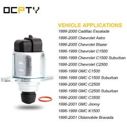 OCPTY 2H1067 New Idle Air Control Valve FIT for 5.3l 1999-2007 for Chevy Silverado 1500,4.3l 1996-1998 for Chevy C1500, 1996-2000 for GMC C2500, 1996-2000 for GMC Yukon