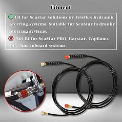 ROUTEKING HO5116 Hose Kit 16ft Compatible with Seastar Steering Systems for Hydraulic Outboard Steering Boat Teleflex Marine