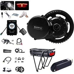 BAFANG BBS02B 48V 750W Mid Drive Kit with Battery Electric Bike Conversion Kits eBike DIY Mid Motor Kit with Optional LCD Display