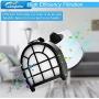 Leadaybetter Filter Replacement Parts for Shark LZ600 LZ601 LZ602 LZ602C APEX UpLight Lift Away DuoClean Vacuum Cleaner, 2 Post Hepa & 2 Pre Motor Filters 4 Foam Filters 1 Soft Brush Roll 1 Cleaning Brush , Part XFFLZ600 & XHFFC600