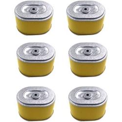 UAUS 6 Pcs Air Filter Cleaner Element Fits 5.5HP & 6.5HP Honda GX160 & GX200