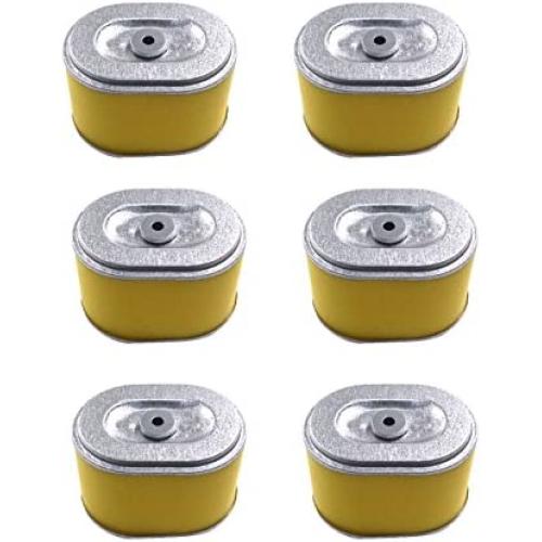 UAUS 6 Pcs Air Filter Cleaner Element Fits 5.5HP & 6.5HP Honda GX160 & GX200