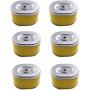 UAUS 6 Pcs Air Filter Cleaner Element Fits 5.5HP & 6.5HP Honda GX160 & GX200