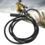 MAGT Motor Extension Cable Electric Wheels for Bikes, 9 Pin Front Rear Wheel Motor Female to Male Wire Cable for Electric Bikes E-Bike Accessory (1.5pin 1300mm)