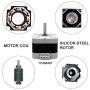 2pcs 3D Printer NEMA17 Stepper Motor Kit 1.0A 33N.cm (47oz.in) 4-Lead Wire with 1m Cable (2LL3401MOTOR)