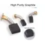 Fielect 2pcs Carbon Brushes for Electric Motor 11mmx8mmx4mm Power Tool CB64 Motor Drill Replacement Repair Part