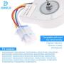 241509402 Evaporator Fan Motor, Replaces PS1526073 AP3958808 AH1526073 EA1526073 1196443 241509401 7241509402, Replacement for Frigidaire, Kenmore, Electrolux, Crosley Refrigerators