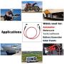 iGreely SAE Extension Cable 10AWG SAE to SAE Quick Disconnect Wire Harness SAE Connector Solar Panel Extension Cable for Trolling Motor Automotive RV Battery Motorcycle Cars Tractor 10 Gauge 1M 3Ft