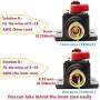 ANJOSHI Circuit Breaker 20A 20-300amp Reset Fuse Holder Inline Fuse for Car Audio and Amps Overload Protection 12V-24V DC Replace Fuses