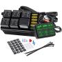 6 Gang Switch Panel, Nirider Universal Circuit Control Box Button Switch Pod Touch Switch Box for Truck ATV UTV SUV Car