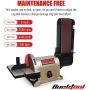 BUCKTOOL BD4801 Bench Belt Sander 4 in. x 36 in Belt and 8 in. Disc Sander with 3/4HP Direct-drive Motor