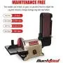 BUCKTOOL BD4801 Bench Belt Sander 4 in. x 36 in Belt and 8 in. Disc Sander with 3/4HP Direct-drive Motor