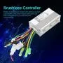 Contrôleur de vitesse sans balais 350W pour vélo électrique, 36V/48V, compatible avec vélos électriques et scooters. Contrôleur de vitesse sans balais 350W pour vélo électrique, 36V/48V, compatible avec vélos électriques et scooters.