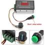 6-60V 12V 24V 36V 48V 30A PWM DC Motor Speed Controller Digital Regulator Variable Speed Switch Display LED Control Circuit Board Start Stop Switch