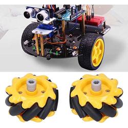 Mecanum Wheel 48mm Omni-Directional Wheel Smart Robot Car Accessories DIY Toy Components (1 Pair)