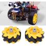 Mecanum Wheel 48mm Omni-Directional Wheel Smart Robot Car Accessories DIY Toy Components (1 Pair)