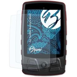 Bruni Screen Protector Compatible with TwoNav Aventura Motor Protector Film, Crystal Clear Protective Film (2X)