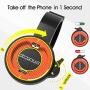 Bike Phone Mount,Motorcycle Cellphone Holder with Universal Adapter,Bicycle Out Front Handlebar Mount for Mountain Bike,Scooter,Electric,MTB and Road Bike-Compatible with iPhone/Samsung/Google-Orange