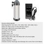 FREEDOH 24V/ 36V/ 48V E-Bike Battery Li-ion Water Bottle Battery Rechargeable Battery for 250W 500W 750W Scooter Motors with Charger Battery Indicator BMS Protection Board