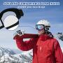 COOLOO Ski Goggles, Motorcycle Goggles, Snowboard Goggles for Men Women Kids - UV Protection Foam Anti-Scratch Dustproof