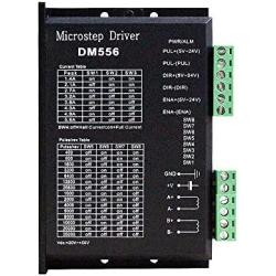 CNC Digital Stepper Driver DM556 Stepper Motor Controller 2-phase Stepper Motor Driver 20-50V DC Max 5.6A 128 subdivision For Nema 23, 24 and Nema 34 stepper motor