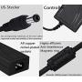 24V 6A 144W AC Power Supply Adapter 6amp 100-240V AC to DC 24 Volt 6Amp 5.5mm x 2.1mm DC Plug, for DC 24V LED Strip Light, CCTV Cameras