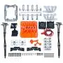 Ventilateurs de moteur pour moteur RC-Hub V8, radiateur et cache pour chenilles RC 1/10 TRX4 en taille réelle (Orange) Ventilateurs de moteur pour moteur RC-Hub V8, radiateur et cache pour chenilles RC 1/10 TRX4 en taille réelle (Orange)