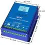PIKASOLA 1400W Off Grid with Unloader Hybrid Wind Solar Controller Auto 12/24V Battery MPPT Charge Boost Float of max 800w Wind Turbine Generator 600w Solar Panel Home Street Light Controller