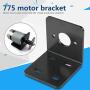 Motor Bracket, High Hardness Right Angle Bracket Holder Support Fixed Base for NO. 775 Motor, Easy to Mount and Fix Motor for Drilling, Polishing
