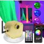 AMKI 16W Twinkle Fiber Optic Sensory Lights, Curtain Decorative RGBW Flash Point Sparkle Lamp Kit 300pcs 1.0mm 9.8ft